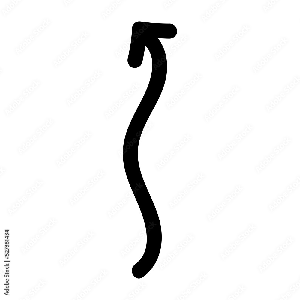 outline Arrow Point Up doodle icon. outline Arrow Point Up doodle icon.