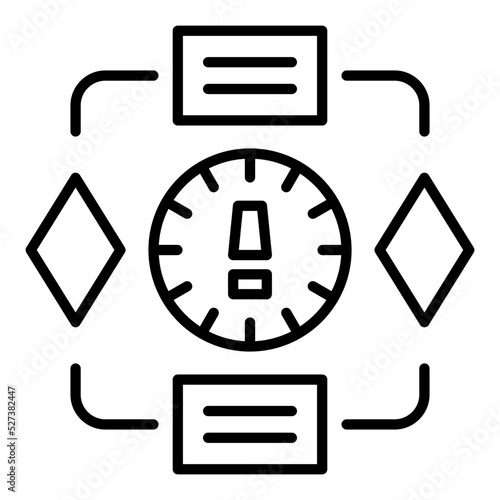 Project Deadline Icon Style