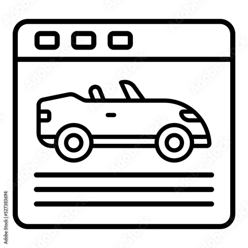 Racing Game Icon Style