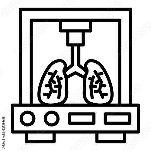 Bioprinting Icon Style