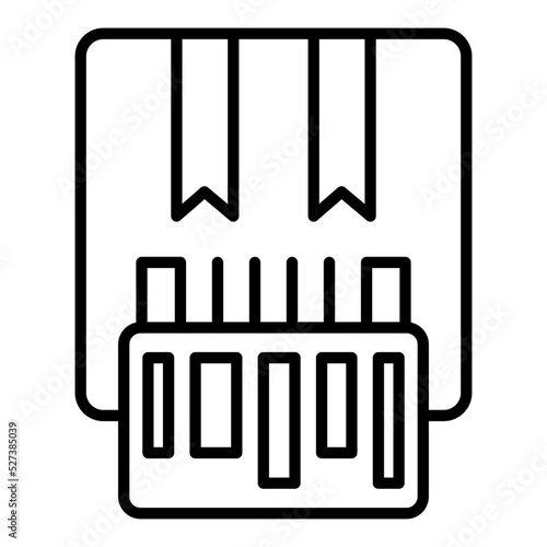 Stock Keeping Unit Icon Style