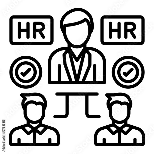 Hiring Manager Icon Style