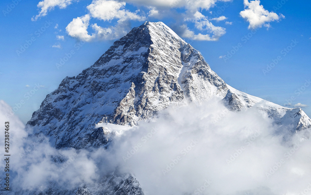 Clouds Around The K2 Mountain The Second Tallest Peak On The Earth In Clouds Around The K2 Mountain The Second Tallest Peak On The Earth In