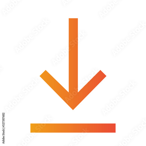 download gradient icon