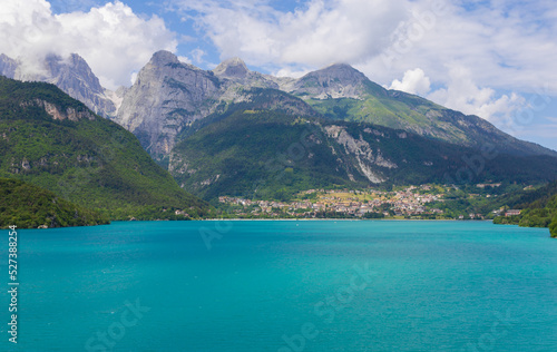 Molveno lake, Trento province, Trentino Alto Adige, Italy.