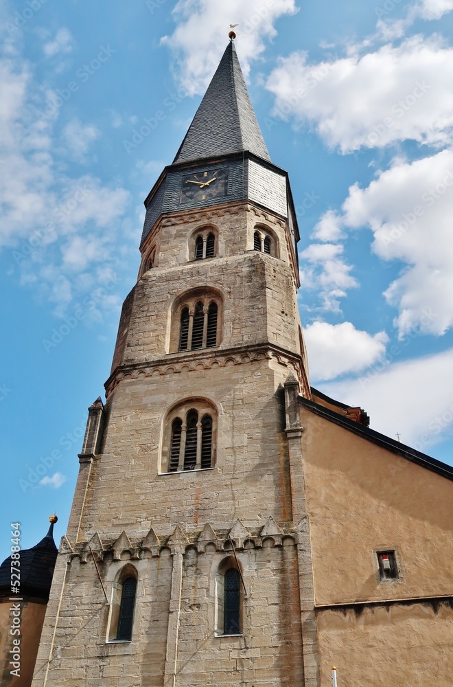 Münnerstadt, Westturm der Stadtpfarrkirche