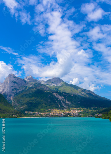 Molveno lake  Trento province  Trentino Alto Adige  Italy.