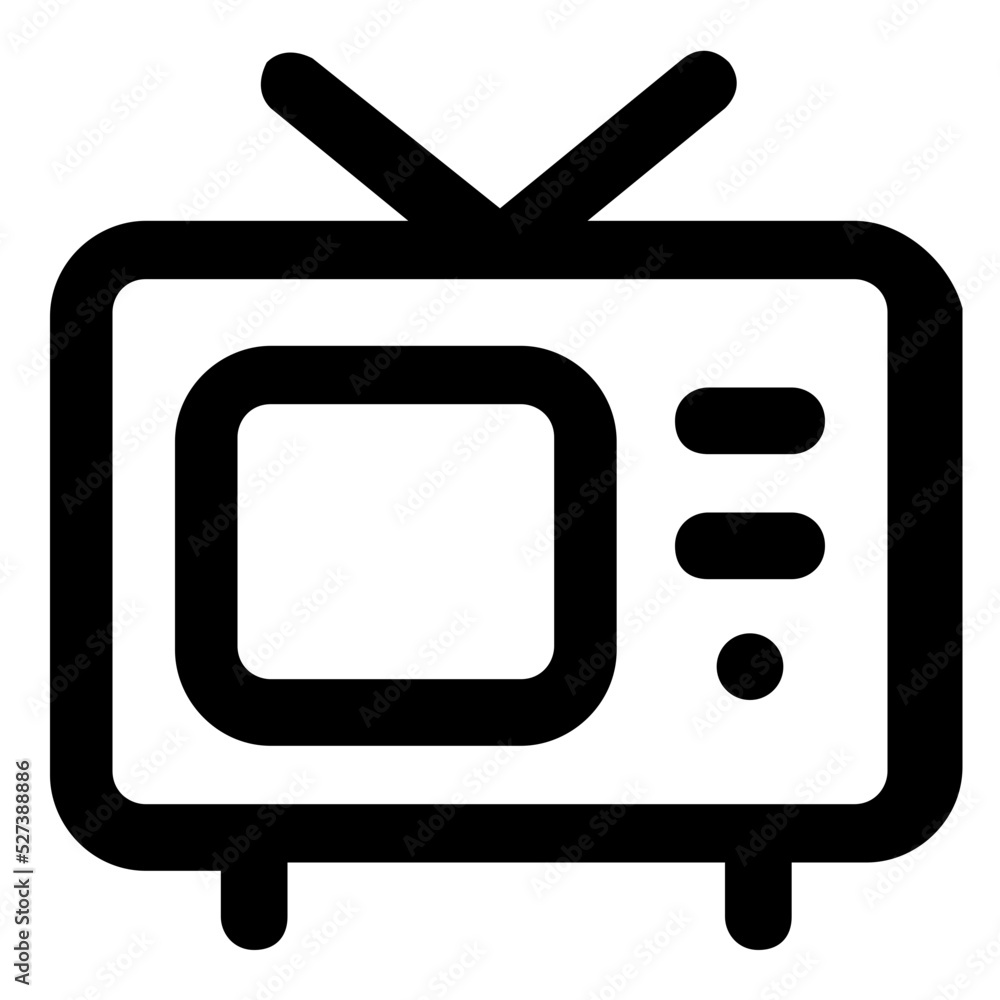 tv app line icon tv app line icon