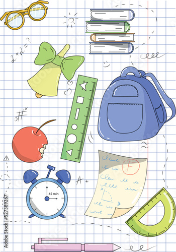 autumn set, we are preparing for school