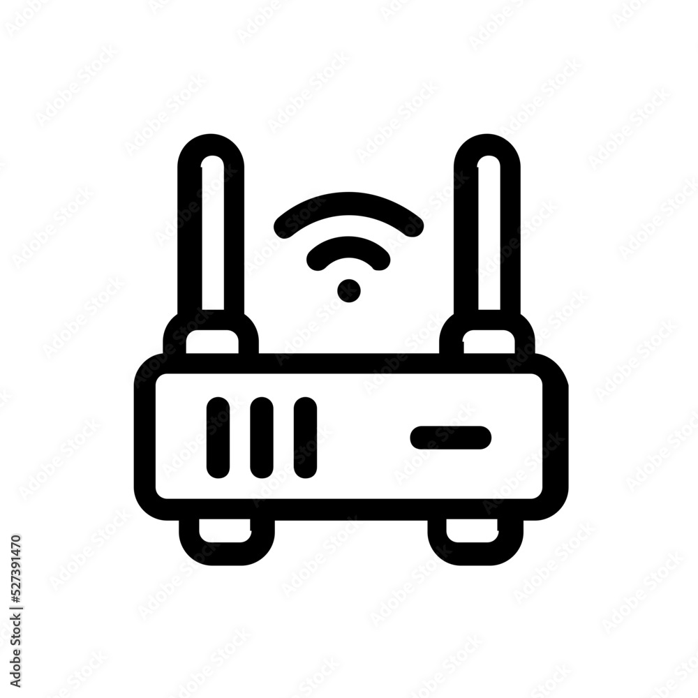 modem line icon modem line icon