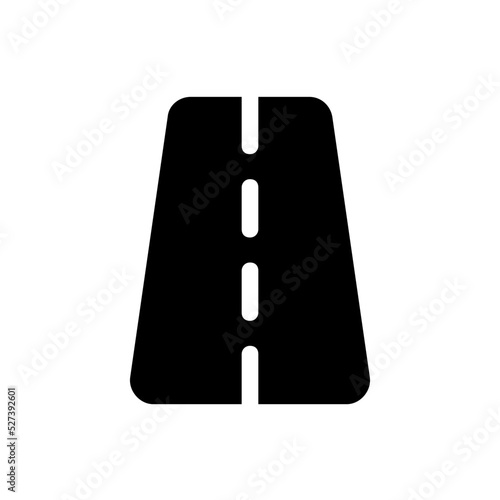 road glyph icon