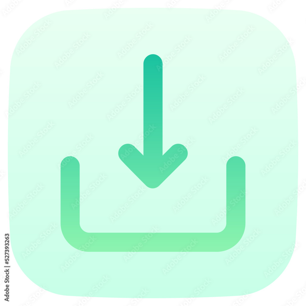download flat gradient icon download flat gradient icon