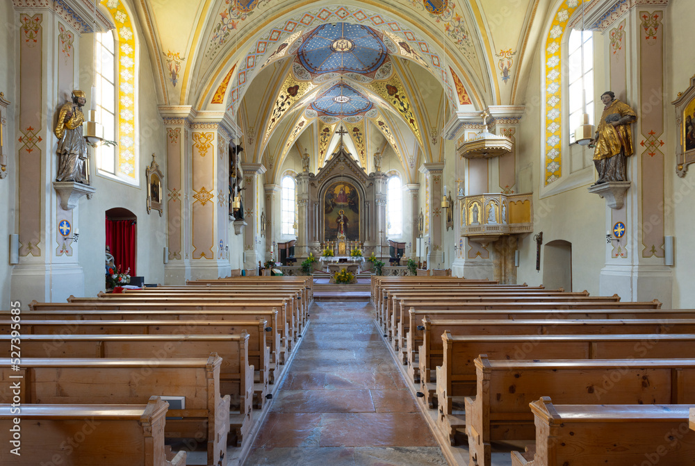 Piesendorf, Austria, August 2022, Catholic Church Piesendorf
