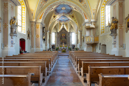 Piesendorf, Austria, August 2022, Catholic Church Piesendorf