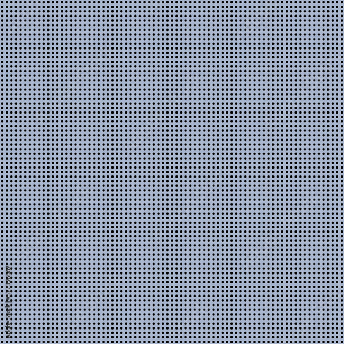 Metal grid with small round holes illustration