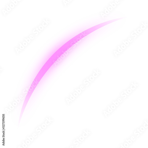 neon curve line 