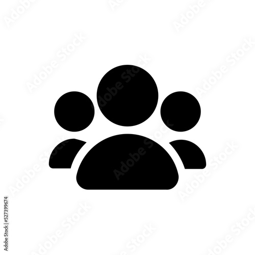 group glyph icon