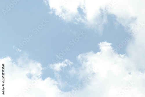 Blue sky with white clouds