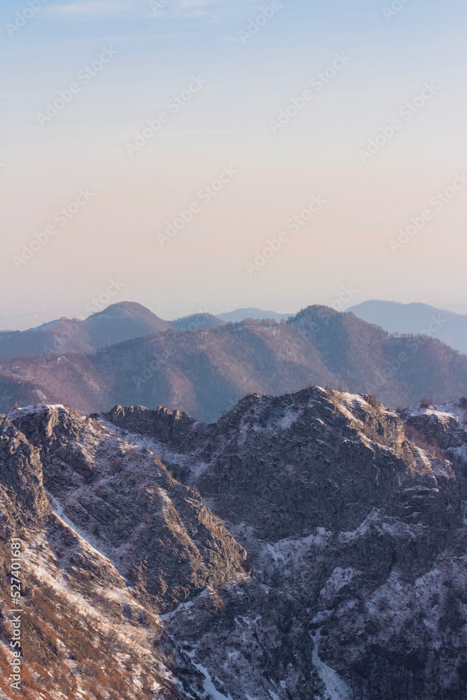 Winter Snow Covered Alpine Mountain Peaks Photograph Winter Snow Covered Alpine Mountain Peaks Photograph