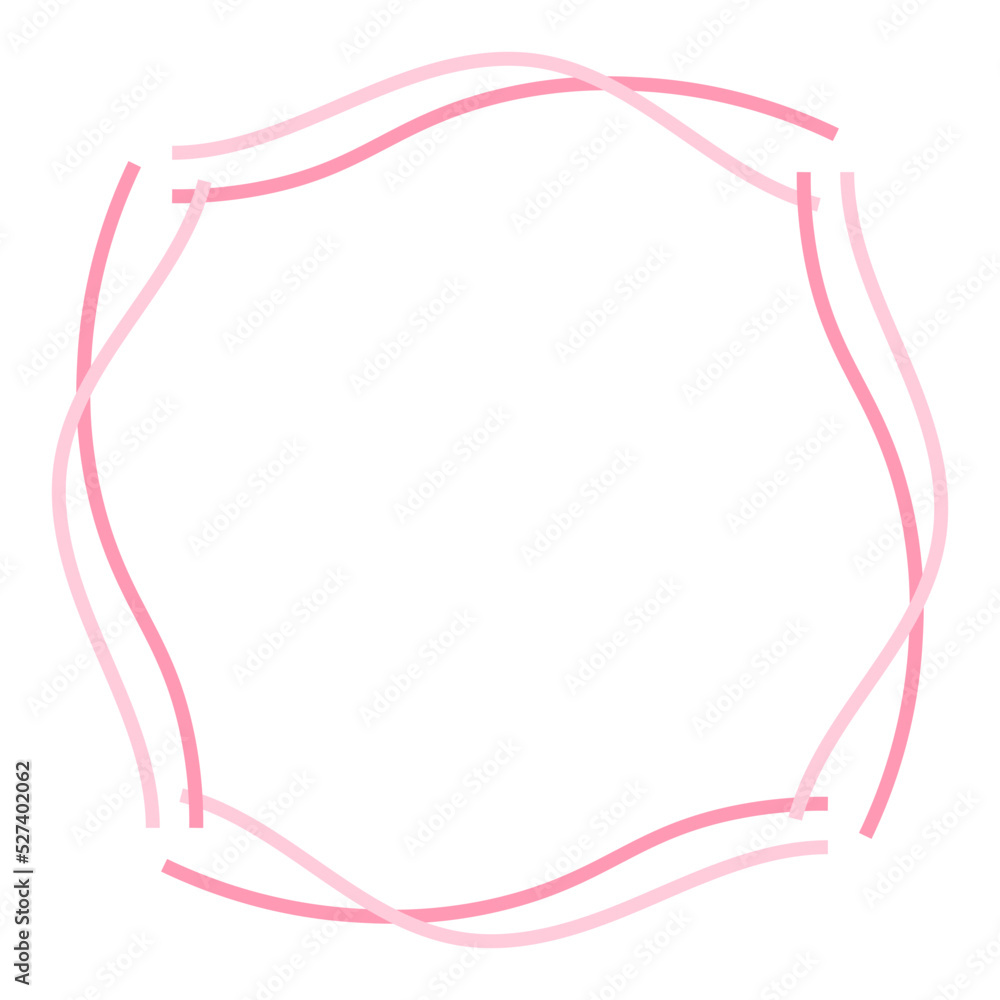 curve line square frame
curve line square frame