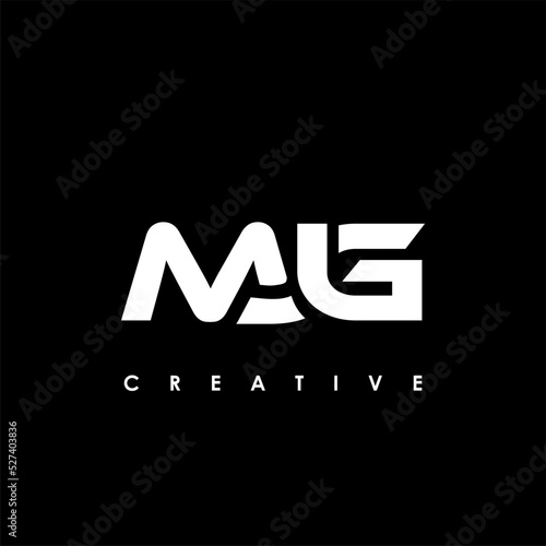 MJG Letter Initial Logo Design Template Vector Illustration