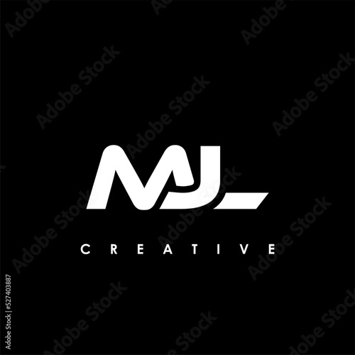 MJL Letter Initial Logo Design Template Vector Illustration