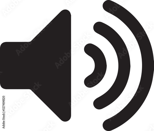 Sound vector icon, music volume symbol. Modern, simple flat vector illustration for web site or mobile app
