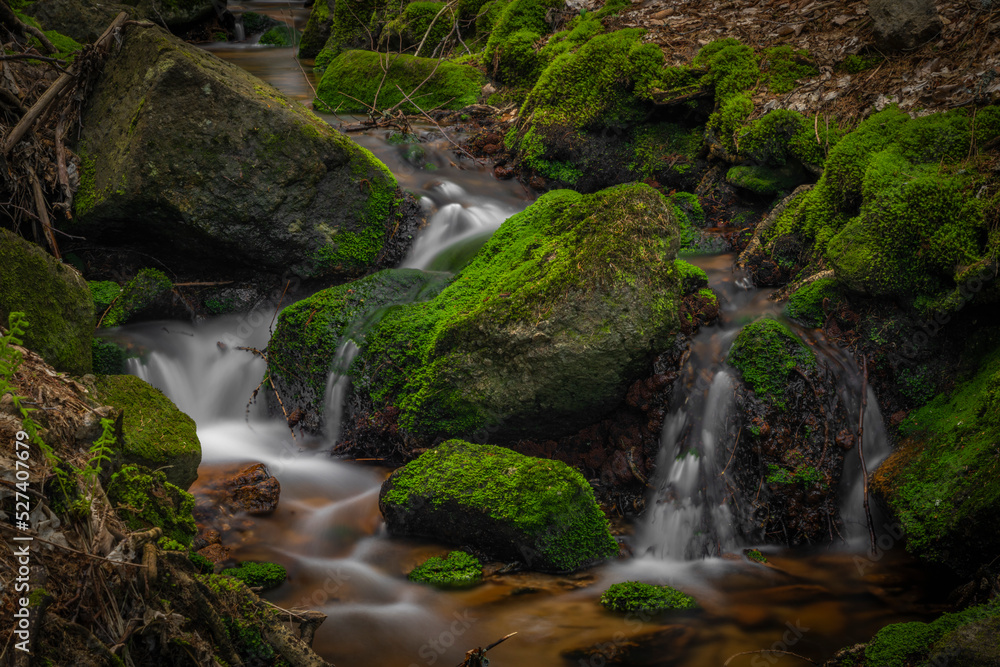 Small creek near Bernov village before confluence with Nejdecky creek