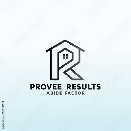 Business and Consulting letter PR vector logo design