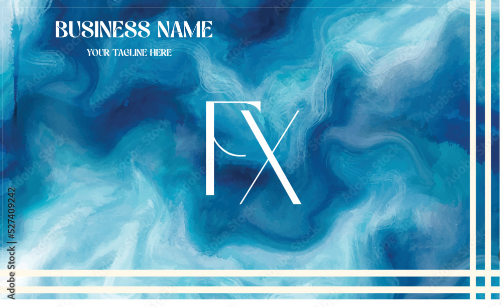 FX initial logo | initial based abstract modern minimal creative logo ...