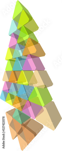 Modern Christmas tree concept