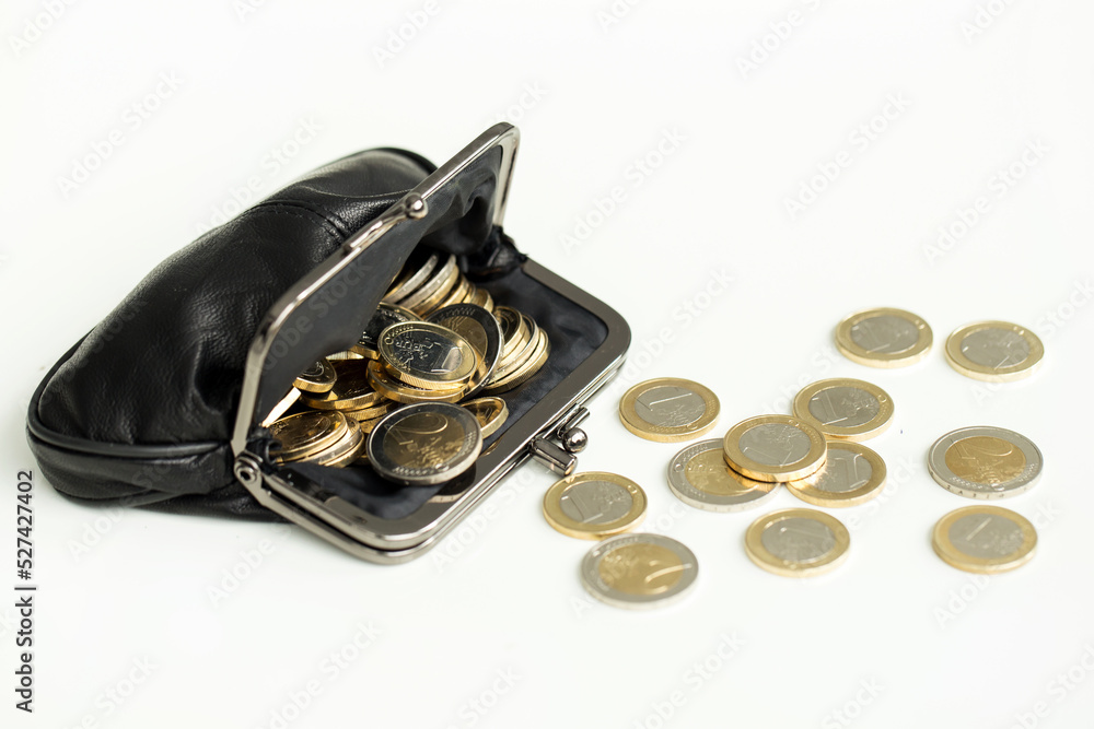 Money, finances. Euro coins Money, finances. Euro coins