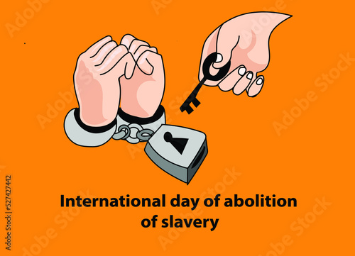 International day of abolition of slavery poster