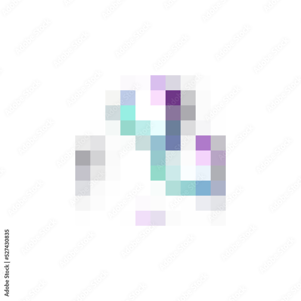 Isolated transparent abstract glitch art texture element. Isolated transparent abstract glitch art texture element.