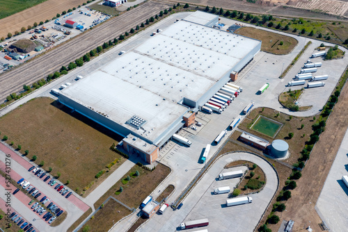 Photography Warehouses for the delivery and transportation of goods, the appearance of the w