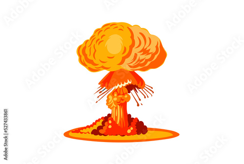 Nuclear Explosion, Hiroshima Day illustration