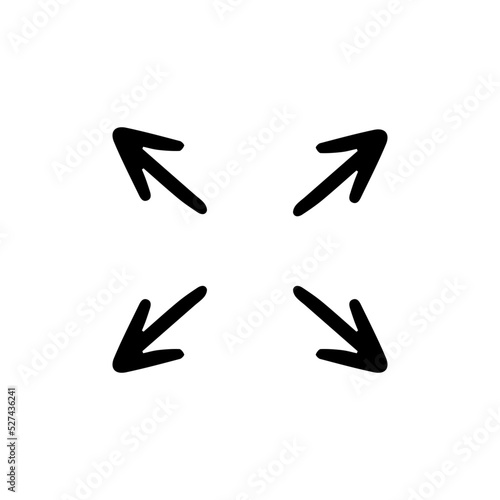 hand drawn arrows showing corner points