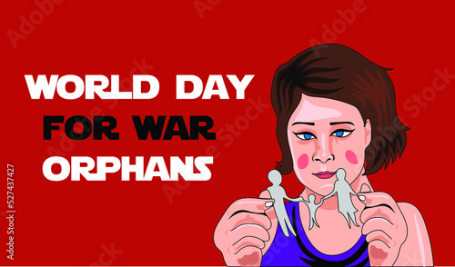 World day for war orphans poster 
