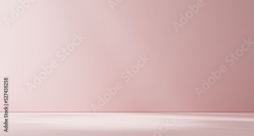 Blank Wall for mockup, empty pink Aesthetic background.