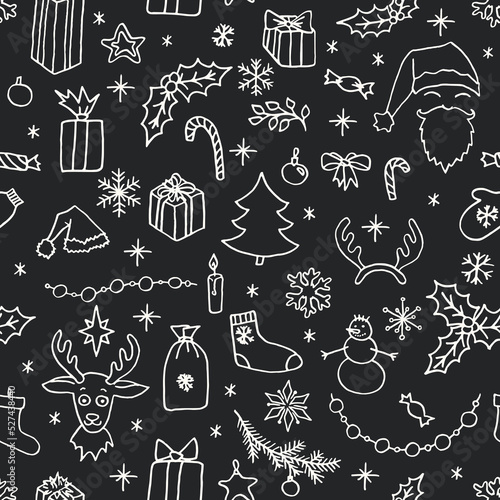 Christmas seamless pattern