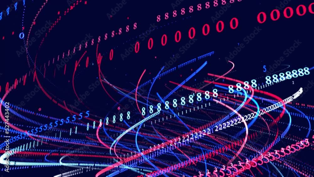 Symbols form lines, lines form rings grid. Sci fi digital theme, information ai construction of letters. Vj loop hologram blue red abstract bg. Big data block chain info technology Information concept Symbols form lines, lines form rings grid. Sci fi digital theme, information ai construction of letters. Vj loop hologram blue red abstract bg. Big data block chain info technology Information concept