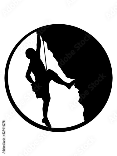 climbing Silhouette Bergsteiger Sport 