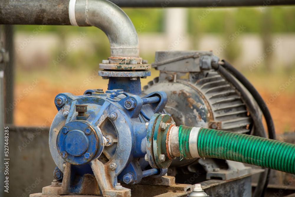 A water circulation engine. Old engine