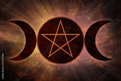 Wicca triple moon