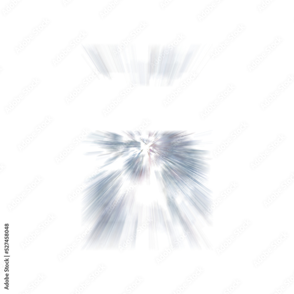 Fototapeta premium Isolated transparent abstract blur shape element.