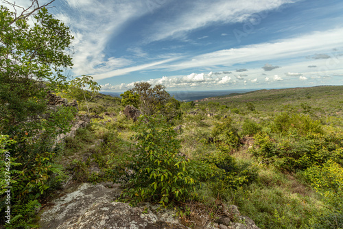natural landscape of the city of Igatu, Chapada Diamantina, State of Bahia, Brazil