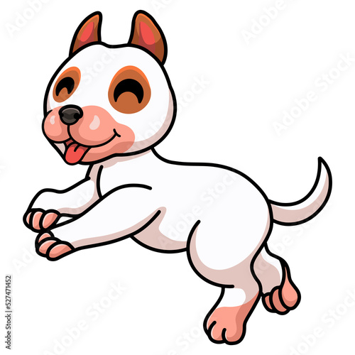 Cute bully kutta cartoon posing