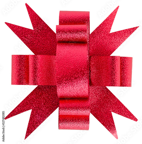 Red bow for decorative