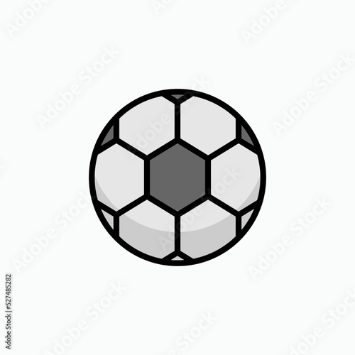 Soccer Ball Icon. Football Element Vector  Sign and Symbol for Design  Presentation  Website or Apps Elements.
