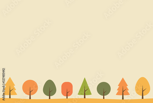 背景イラスト_秋の背景